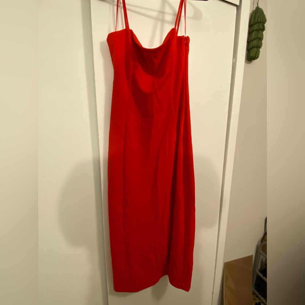 Zara red dress new with tags